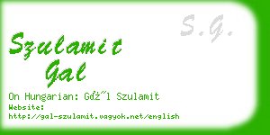 szulamit gal business card